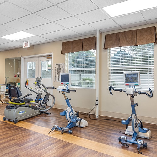Rehabilitation gym at Richland Post Acute